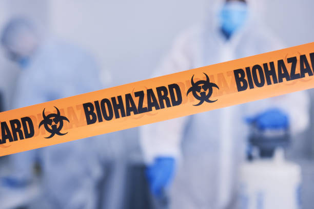 Professional Blood Cleanup technician working in Huntsville, AR